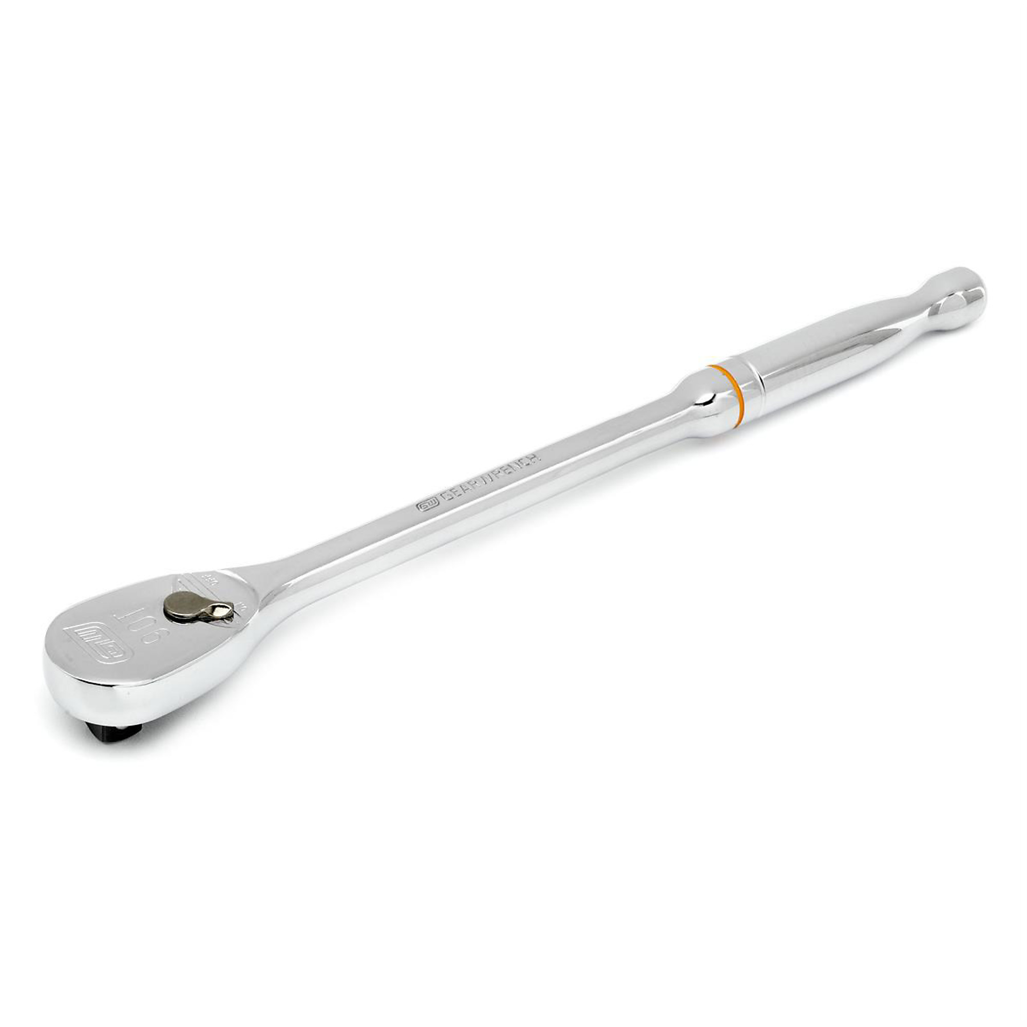 GearWrench Long Handle Teardrop Ratchet — 3/8in. Drive, 90T, Model# KDT81264T
